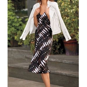 Evereve Peyton Jensen Tessa Tie Dye Slip Dress Small